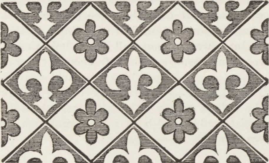 An illustration from An essay on church furniture and decoration / by Edward L. Cutts, 1854, leaf 28