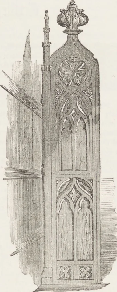 An illustration from An essay on church furniture and decoration / by Edward L. Cutts, 1854, leaf 61