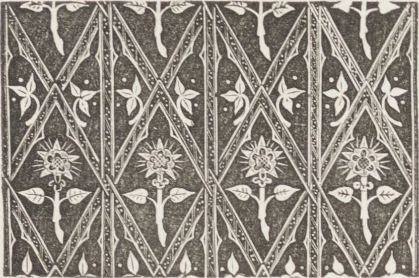 An illustration from An essay on church furniture and decoration / by Edward L. Cutts, 1854, leaf 65