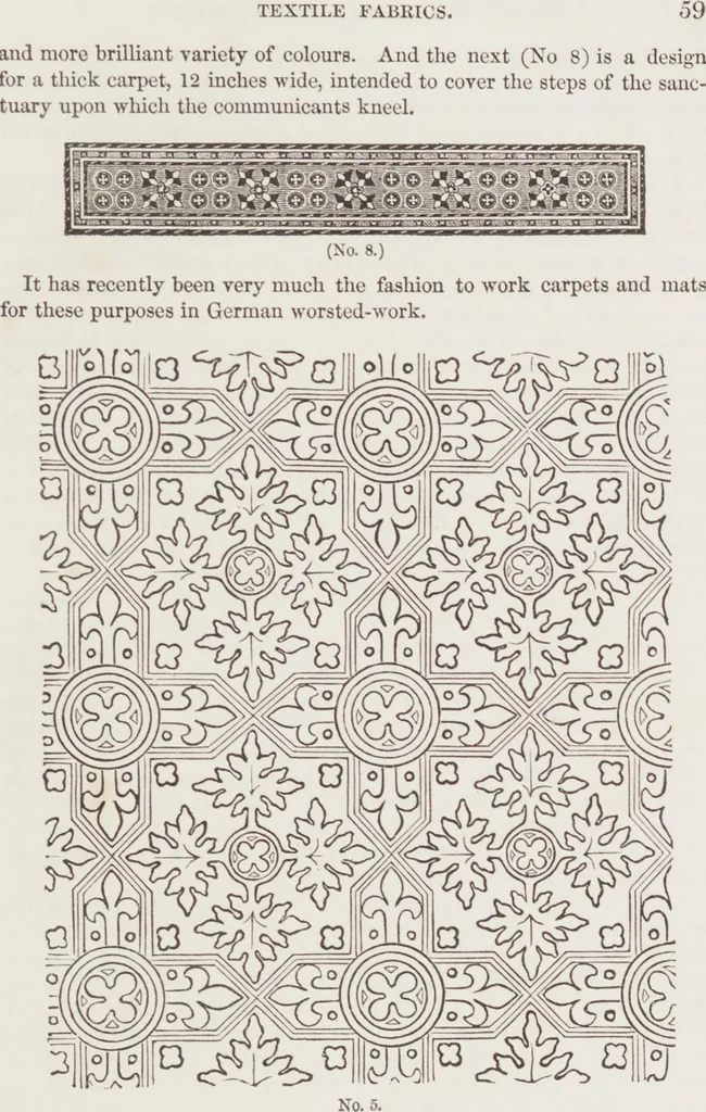 An illustration from An essay on church furniture and decoration / by Edward L. Cutts, 1854, leaf 71
