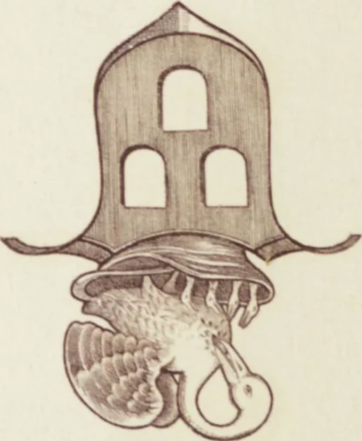 An illustration from Günther Wagners Pelikan Farben : künstlern [i.e. künstlerischen] Wasserfarben, 1900, leaf 18