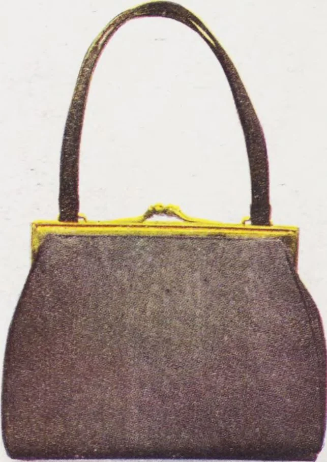 An illustration from Boots leather goods, fancy, silver, toilet, and bound book depts. Season 1910-11, 1910, leaf 12