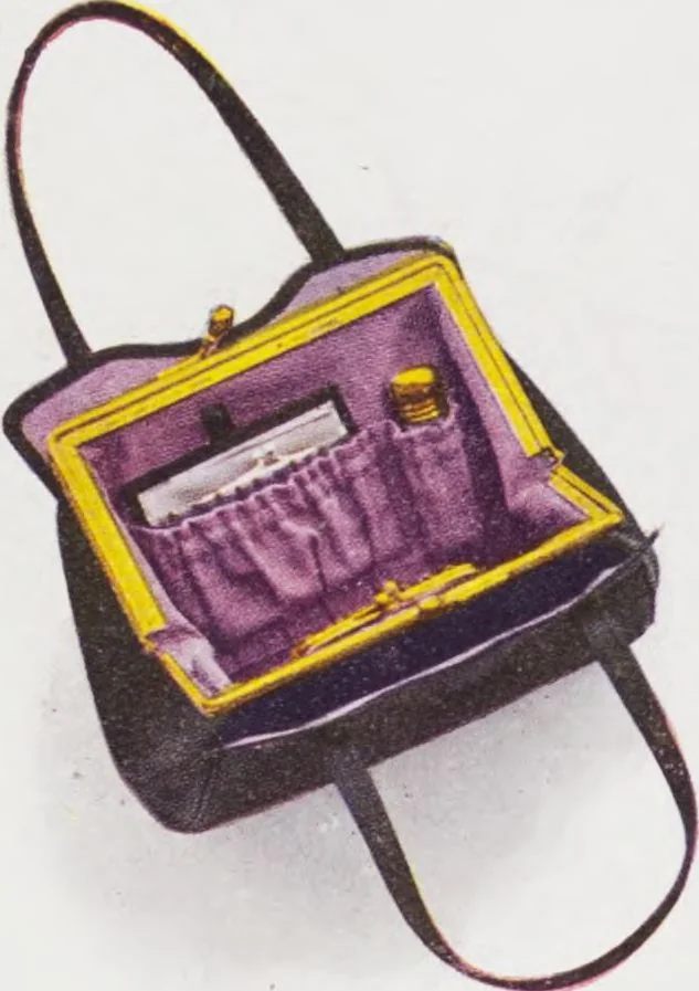 An illustration from Boots leather goods, fancy, silver, toilet, and bound book depts. Season 1910-11, 1910, leaf 16