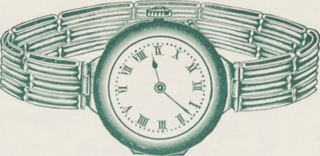 An illustration from Boots leather goods, fancy, silver, toilet, and bound book depts. Season 1910-11, 1910, leaf 168
