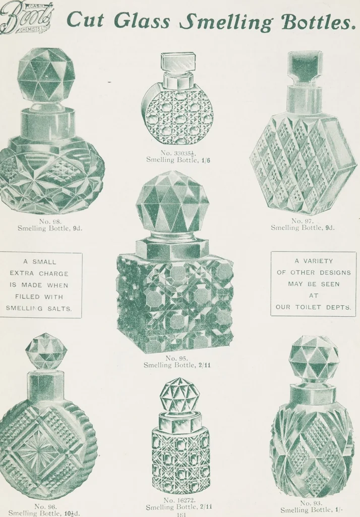 An illustration from Boots leather goods, fancy, silver, toilet, and bound book depts. Season 1910-11, 1910, leaf 185