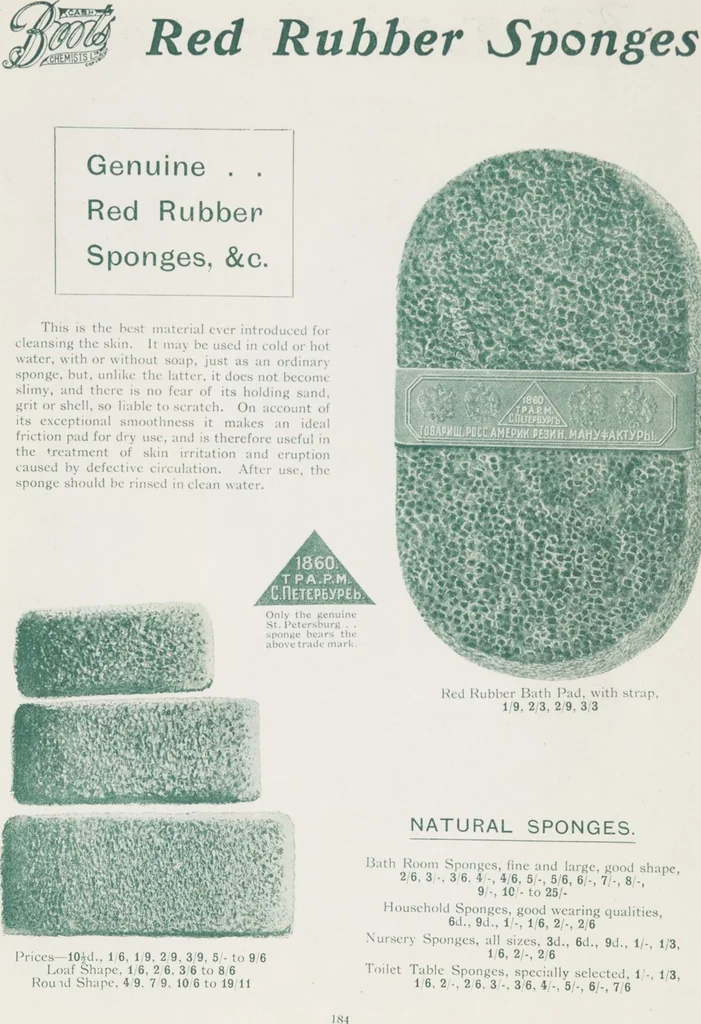 An illustration from Boots leather goods, fancy, silver, toilet, and bound book depts. Season 1910-11, 1910, leaf 188