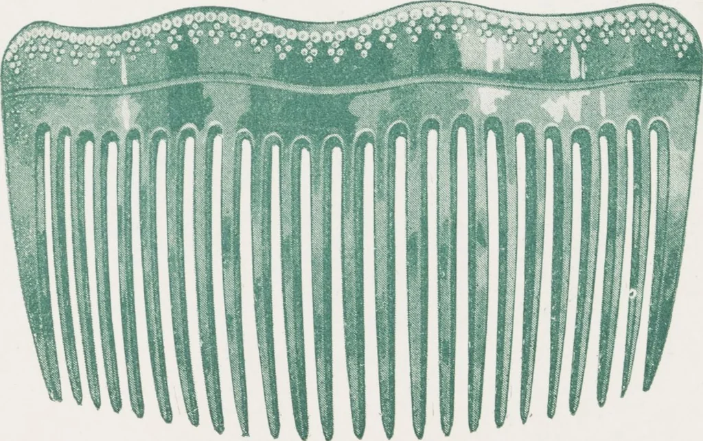 An illustration from Boots leather goods, fancy, silver, toilet, and bound book depts. Season 1910-11, 1910, leaf 197