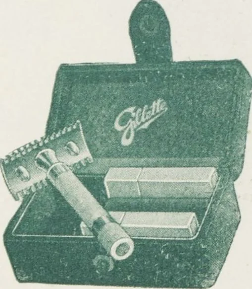 An illustration from Boots leather goods, fancy, silver, toilet, and bound book depts. Season 1910-11, 1910, leaf 204