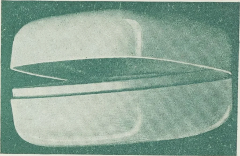 An illustration from Boots leather goods, fancy, silver, toilet, and bound book depts. Season 1910-11, 1910, leaf 206