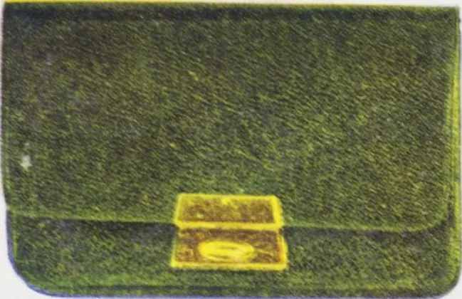 An illustration from Boots leather goods, fancy, silver, toilet, and bound book depts. Season 1910-11, 1910, leaf 27