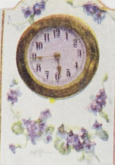 An illustration from Boots leather goods, fancy, silver, toilet, and bound book depts. Season 1910-11, 1910, leaf 38