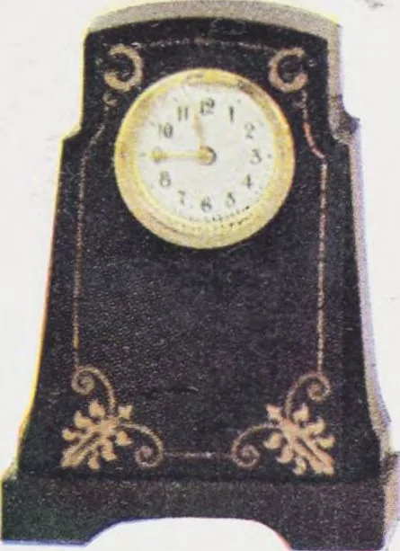 An illustration from Boots leather goods, fancy, silver, toilet, and bound book depts. Season 1910-11, 1910, leaf 40