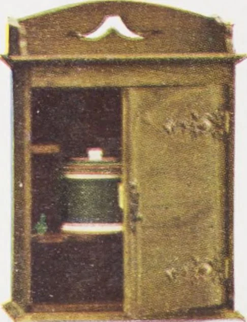 An illustration from Boots leather goods, fancy, silver, toilet, and bound book depts. Season 1910-11, 1910, leaf 41