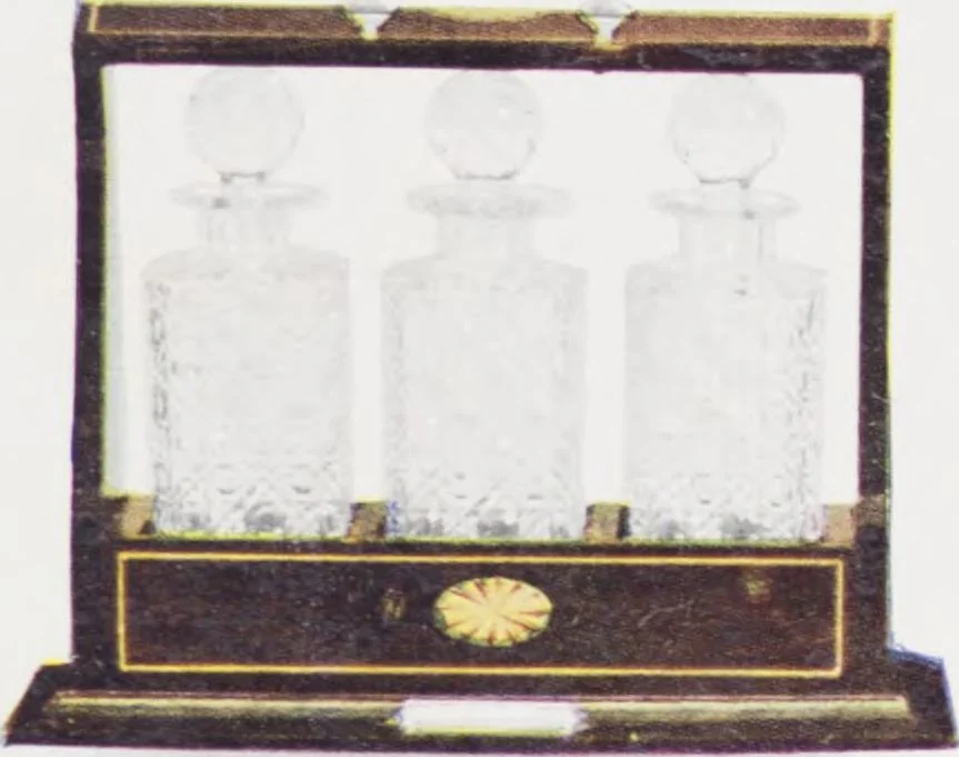 An illustration from Boots leather goods, fancy, silver, toilet, and bound book depts. Season 1910-11, 1910, leaf 45