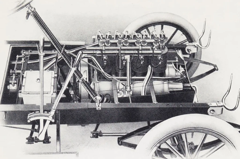 An illustration from Franklin motor-cars : 1907 / H.H. Franklin Manufacturing Company, 1907, leaf 11