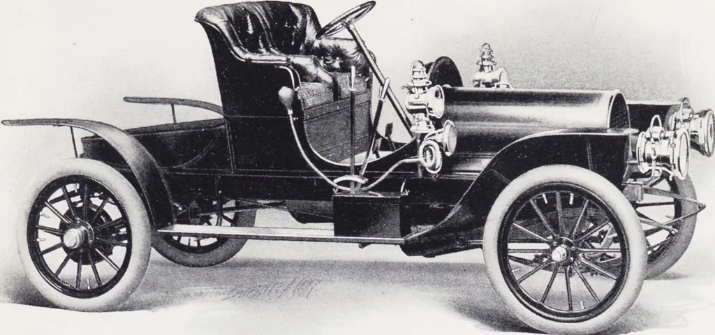 An illustration from Franklin motor-cars : 1907 / H.H. Franklin Manufacturing Company, 1907, leaf 17