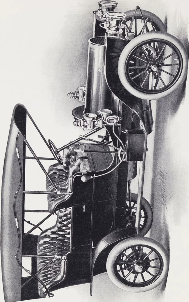An illustration from Franklin motor-cars : 1907 / H.H. Franklin Manufacturing Company, 1907, leaf 18