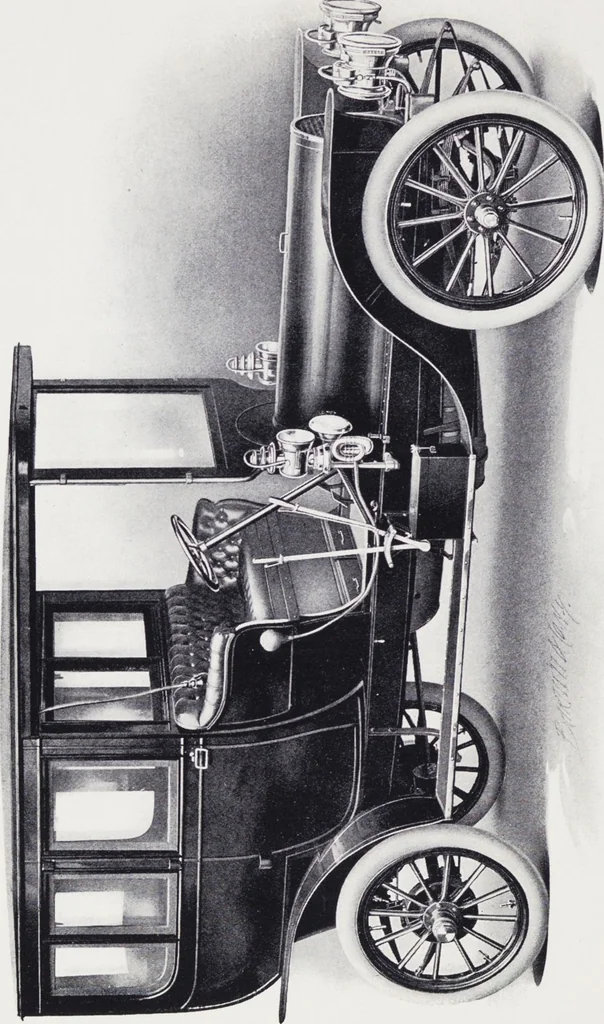 An illustration from Franklin motor-cars : 1907 / H.H. Franklin Manufacturing Company, 1907, leaf 4