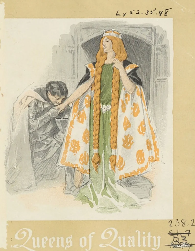 An illustration from Queens of quality, leaf 1