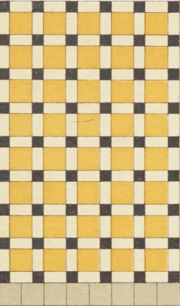 An illustration from Carreaux de ciment / Blachère, Lebert, Vigier & Cie, 1881, leaf 11