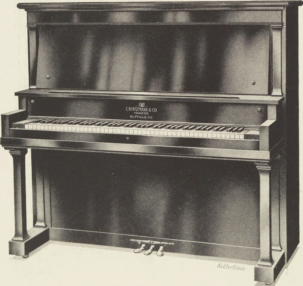 An illustration from A book illustrating Kurtzmann pianos / C. Kurtzmann & Co., Buffalo, N.Y., U.S.A, 1912, leaf 14
