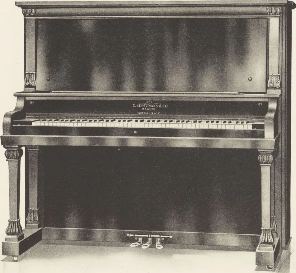 An illustration from A book illustrating Kurtzmann pianos / C. Kurtzmann & Co., Buffalo, N.Y., U.S.A, 1912, leaf 15