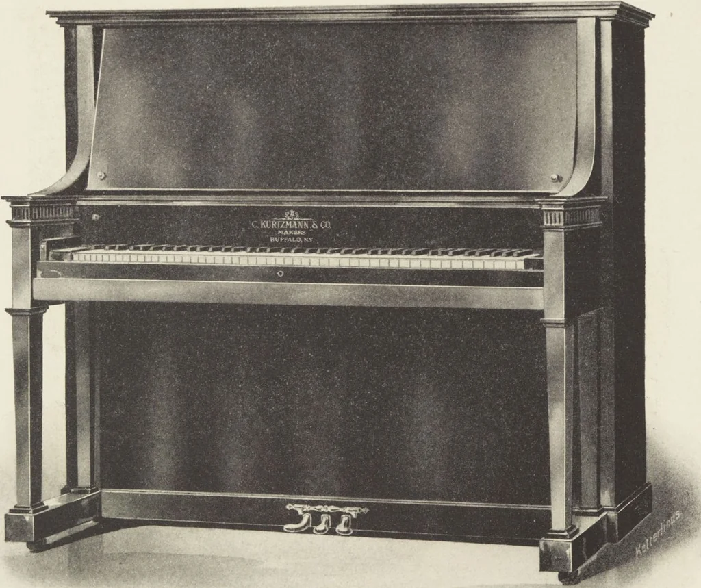 An illustration from A book illustrating Kurtzmann pianos / C. Kurtzmann & Co., Buffalo, N.Y., U.S.A, 1912, leaf 16