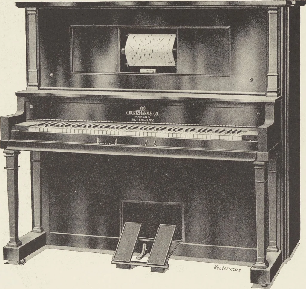 An illustration from A book illustrating Kurtzmann pianos / C. Kurtzmann & Co., Buffalo, N.Y., U.S.A, 1912, leaf 20