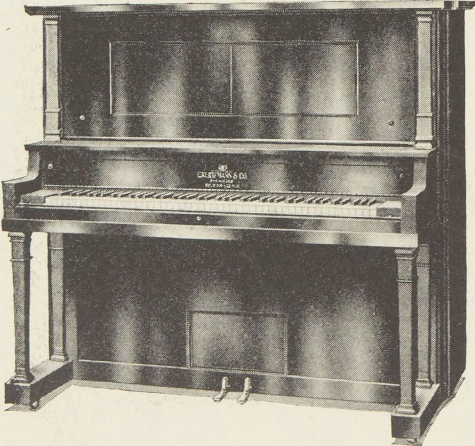 An illustration from A book illustrating Kurtzmann pianos / C. Kurtzmann & Co., Buffalo, N.Y., U.S.A, 1912, leaf 20