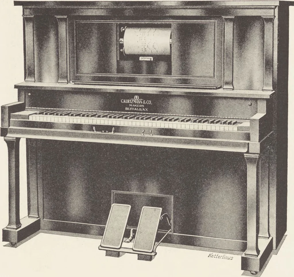 An illustration from A book illustrating Kurtzmann pianos / C. Kurtzmann & Co., Buffalo, N.Y., U.S.A, 1912, leaf 21