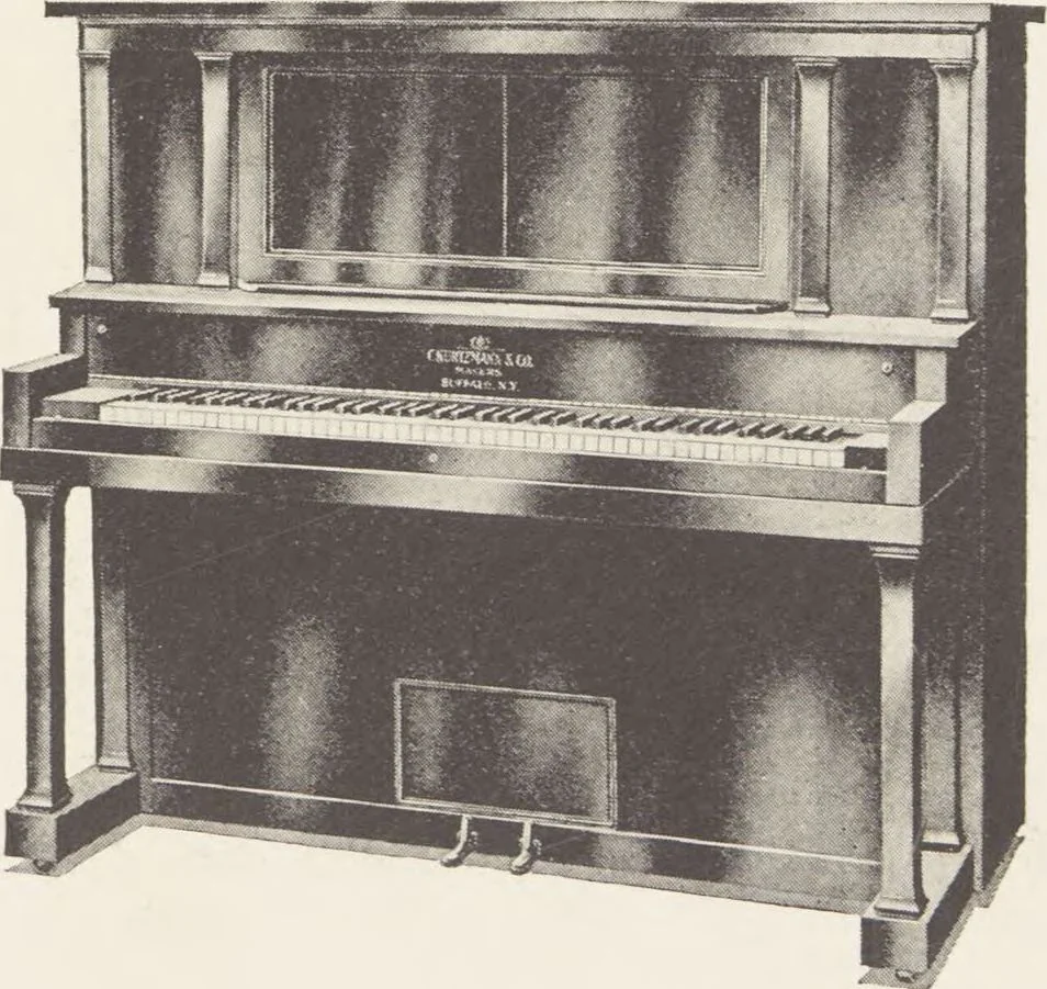 An illustration from A book illustrating Kurtzmann pianos / C. Kurtzmann & Co., Buffalo, N.Y., U.S.A, 1912, leaf 21