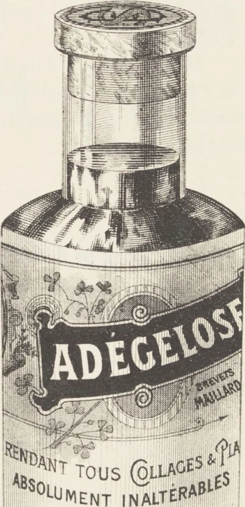 An illustration from Notice sur les vernis Soehnée Frères, 1901, leaf 71