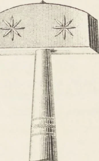 An illustration from Notice sur les vernis Soehnée Frères, 1901, leaf 73