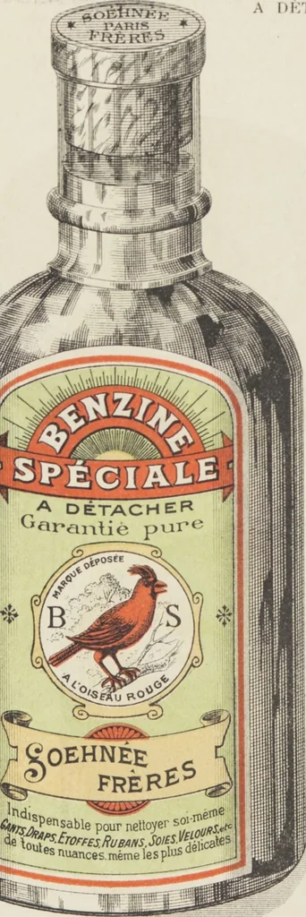An illustration from Notice sur les vernis Soehnée Frères, 1901, leaf 84