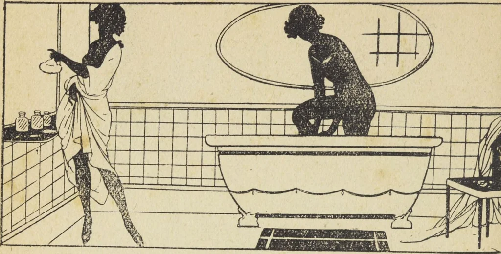 An illustration from Le nouveau bréviaire de la beauté / G. Clarks, 1920, leaf 100