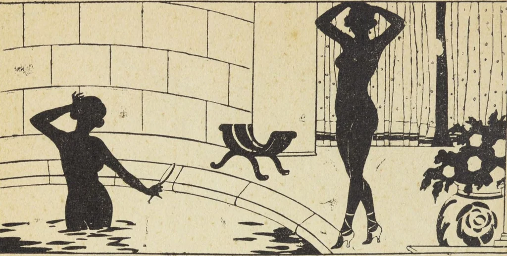 An illustration from Le nouveau bréviaire de la beauté / G. Clarks, 1920, leaf 114