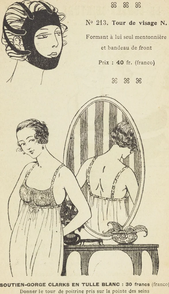 An illustration from Le nouveau bréviaire de la beauté / G. Clarks, 1920, leaf 125