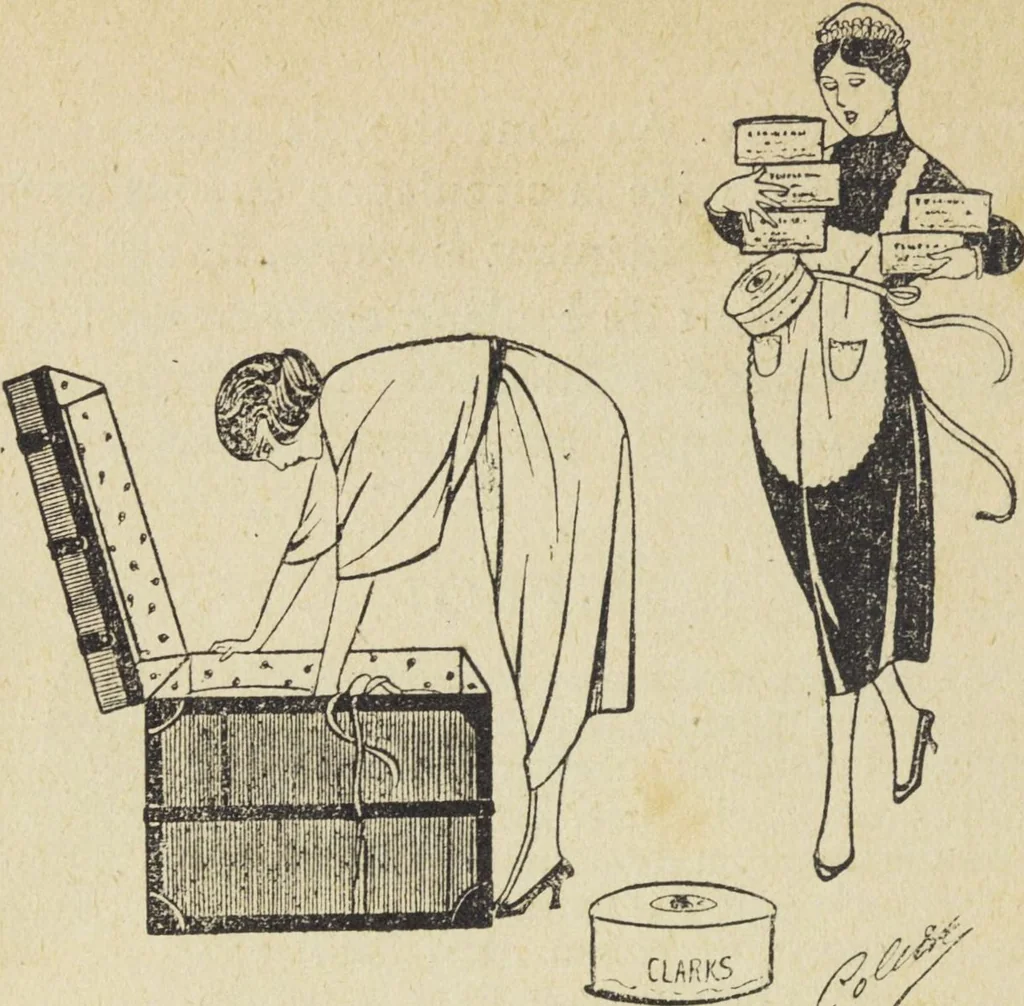 An illustration from Le nouveau bréviaire de la beauté / G. Clarks, 1920, leaf 130