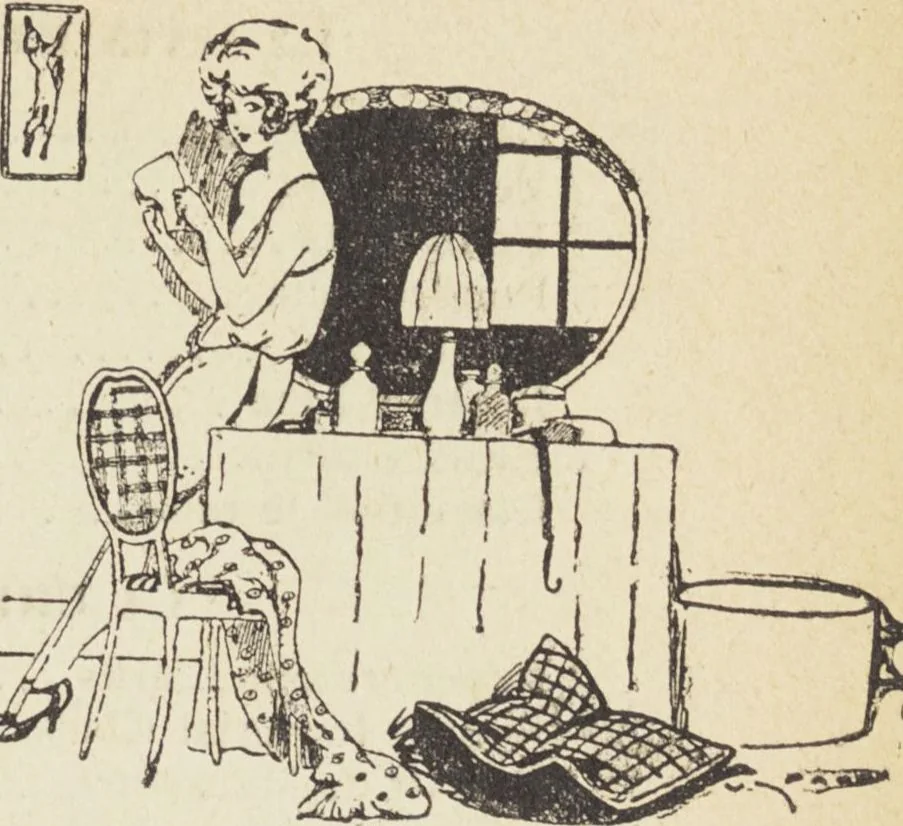 An illustration from Le nouveau bréviaire de la beauté / G. Clarks, 1920, leaf 139
