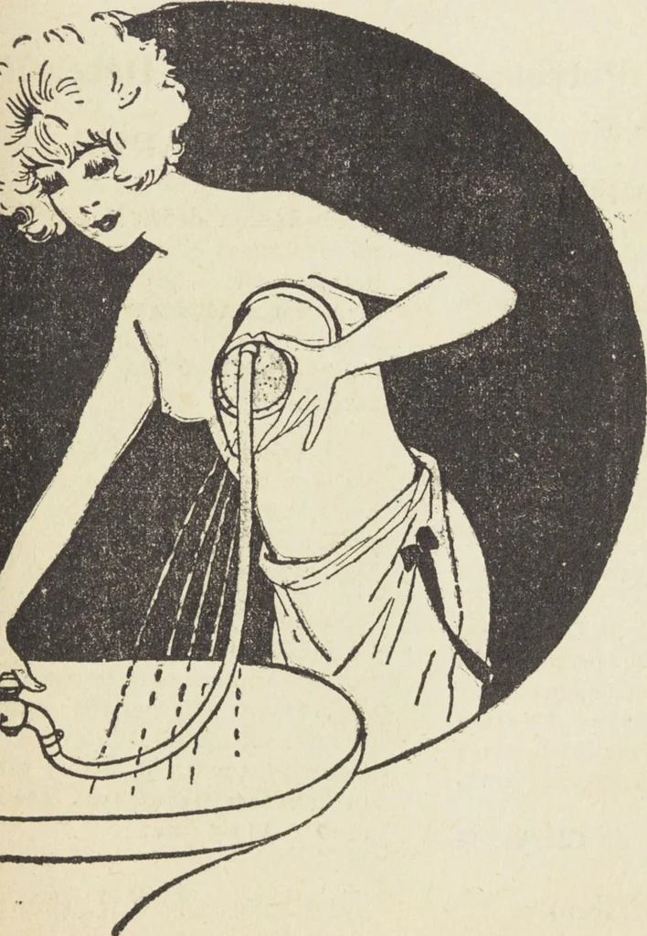 An illustration from Le nouveau bréviaire de la beauté / G. Clarks, 1920, leaf 147