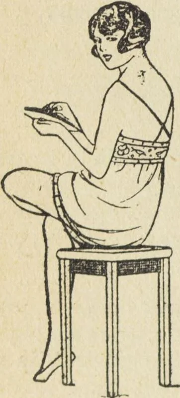 An illustration from Le nouveau bréviaire de la beauté / G. Clarks, 1920, leaf 152
