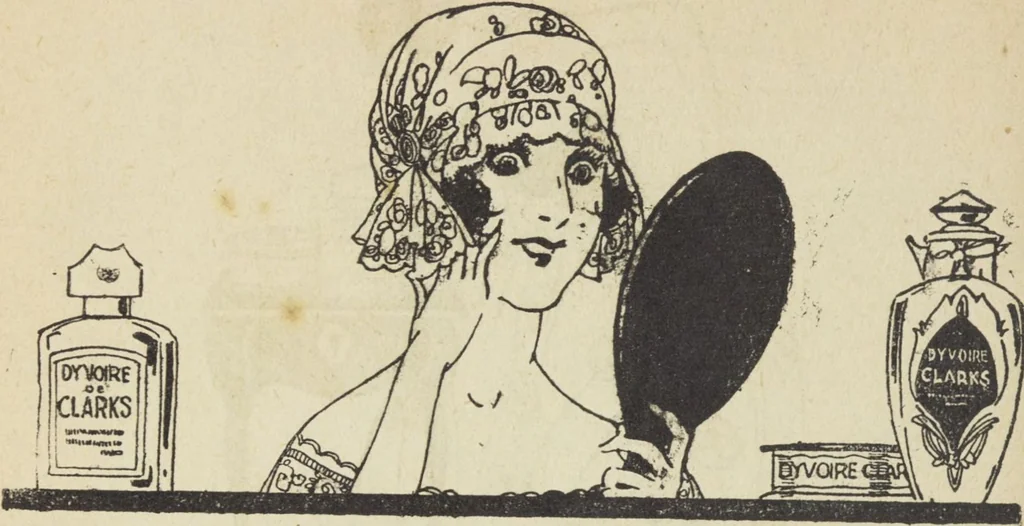 An illustration from Le nouveau bréviaire de la beauté / G. Clarks, 1920, leaf 154