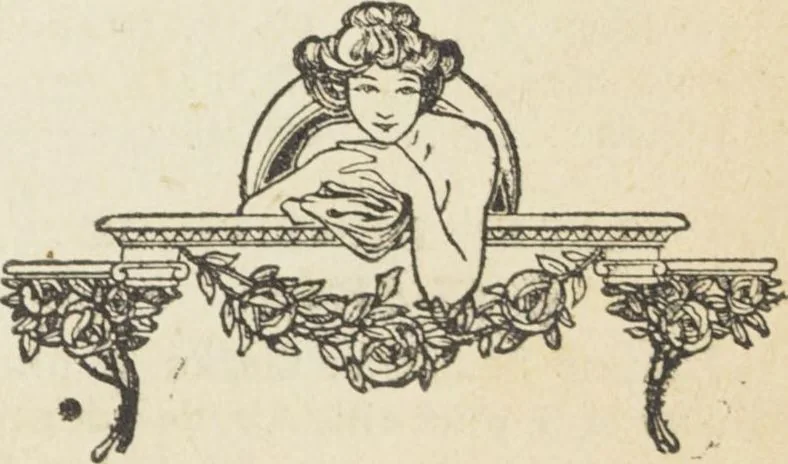 An illustration from Le nouveau bréviaire de la beauté / G. Clarks, 1920, leaf 159