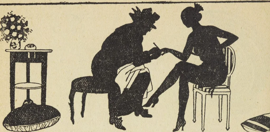 An illustration from Le nouveau bréviaire de la beauté / G. Clarks, 1920, leaf 160