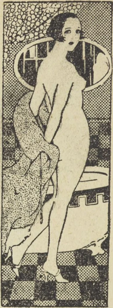An illustration from Le nouveau bréviaire de la beauté / G. Clarks, 1920, leaf 184