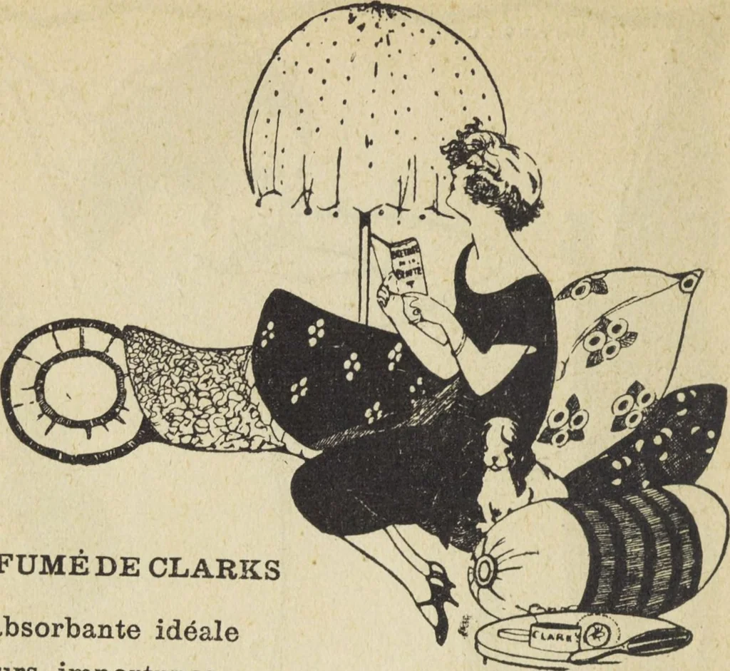 An illustration from Le nouveau bréviaire de la beauté / G. Clarks, 1920, leaf 186