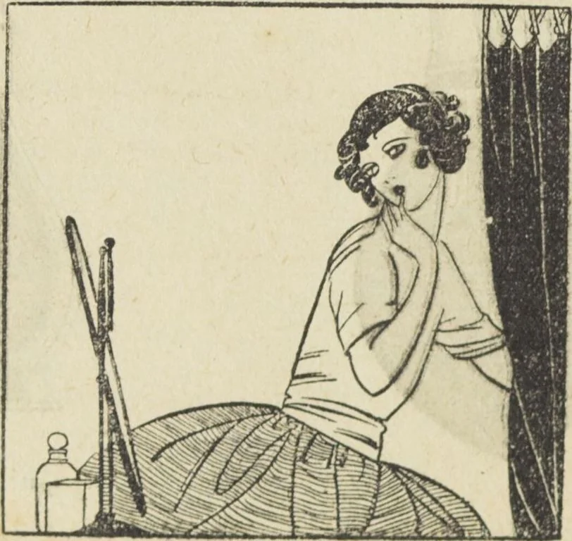 An illustration from Le nouveau bréviaire de la beauté / G. Clarks, 1920, leaf 188