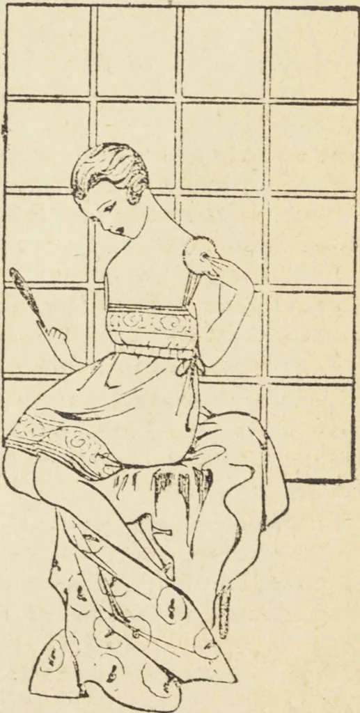 An illustration from Le nouveau bréviaire de la beauté / G. Clarks, 1920, leaf 19