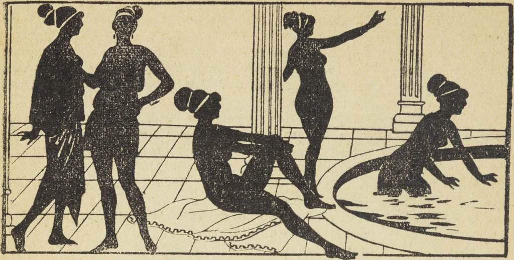 An illustration from Le nouveau bréviaire de la beauté / G. Clarks, 1920, leaf 22