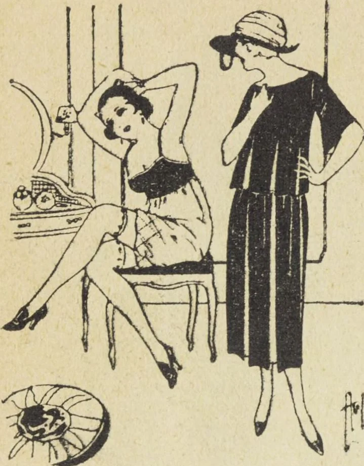 An illustration from Le nouveau bréviaire de la beauté / G. Clarks, 1920, leaf 30